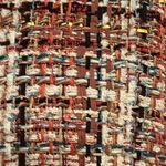 Lini Red Autumn Tweed Paneled Jacket Blazer Black Size L Photo 8