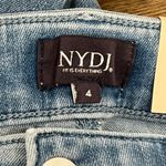 NYDJ  Marilyn Straight Jeans 4 NWT $109 Womens Lift Tuck Solid Medium Blue Wash Photo 4