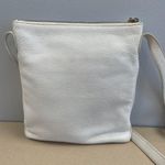 Loewe Vintage White Pebbled Leather Buckle Flap Crossbody Bag - Preowned Photo 1