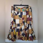 NWT Chelsea & Theodore Blue Red Midi A Photo 9