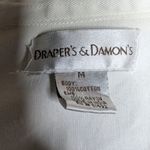draper's & damon's Vtg Y2K White Colorful Floral Embroidered Light Jean Jacket M Photo 6