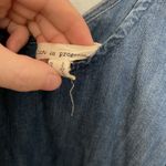 Life in Progress Denim Colorblock Short Sleeve Shift Dress Women's Size S Photo 2