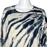 Young Fabulous and Broke  Sweatshirt Womens Small Blue Cream Tie‎ Dye Casual Lounge Photo 4