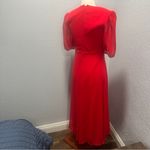Ieena for Mac Duggal Size 6 Red Deep V Photo 6