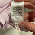 EXPRESS Cute  lilac zip front v-neck cap sleeve flowy boho blouse Photo 4