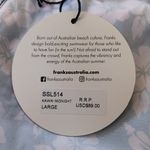 Franks Navy Blue Pink Oahu Floral Print Swim Athletic Board Shorts Size Large Photo 9