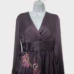 Altuzarra Purple Plum Orchid Satin Midi dress Size 2 Photo 5