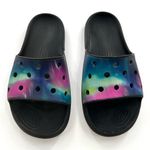 Crocs Solarized Black & Multicolored Slip On Slide Sandals Size 7 Photo 1