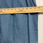 Jessica London  20W Plus Size Chambray Shirt Tunic 100% Cotton Hi-Low Button Up Photo 3