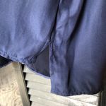 Luxury Blue silk satin Acrobat beacon sleeveless hoodie Size M Size M Photo 4