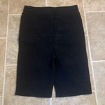 EXPRESS Body Contour Black Ribbed Biker Shorts Photo 5