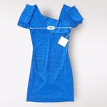 Revolve All The Ways Elandra Mini Dress NWT In Blue Metallic Size S Party Dance Photo 3