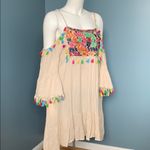 Velzera  cream tassel off the shoulder tunic 3xl Photo 1