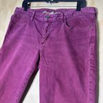 Eddie Bauer Classic Fit Slim Straight Maroon Jeans Size 12 Photo 1