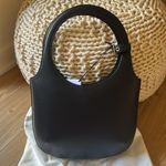 HOLY LEATHER BAG Black Photo 1