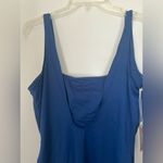 Everlane NWT  Nyle square neck one piece blue swimsuit size XL Photo 7