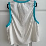Garage Bahamas Cropped Graphic Ringer Tank Top Large NWT Photo 1