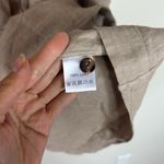 NWT Sauths 100% Linen Evita Tiered Dress in Almond Size XS Tan Photo 7