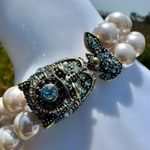 Heidi Daus Glittering Guardian Fu Dog Pearl Bracelet Photo 1