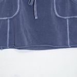 Gap  Blue T-Shirt Knit Mini Skirt with Raw Edge Detail Size XS Pull-on Mini Skirt Photo 2