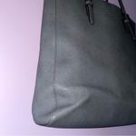 Michael Kors  Saffiano Leather Shoulder Bag Tote Gray Photo 6