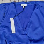 NSR Nordstrom Napean Sea Rd‎ Faux Wrap Maxi Dress Royal Blue M NWT Size M Photo 5