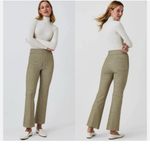 Spanx NWT $148  The Perfect Kick Flare Dijon Jacquard Plaid Ponte Crop Pants Photo 1