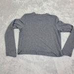 Gymshark  Solace sz Sm Womens Gray Cropped Long Sleeve Athletic Pullover‎ Sweater Photo 6