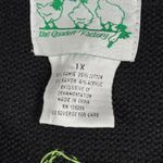 Quacker Factory Cardigan St Patricks Day Novelty Shamrock Beaded Black Green 1X Photo 7