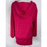 Adidas ClimaLite Dark Pink Cawl Neck Sporty Athletic Casual Wear Hoodie M Photo 9