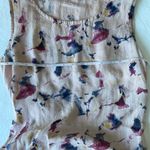 Bellambra Linen Midi Dress Light Pink Smocked waist Tie Back sleeveless Size S Photo 5