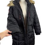 New Canada Weathergear Parka Jacket Coat Heavyweight Faux Fur Hood Black Size L Size L Photo 3