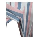 Colorful Striped Wide Leg Pants Knot Waist High Rise Resort Boho Style Women's L White Size L Photo 3