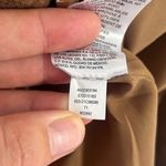 Chico's Brown Zippered Pocketed Faux Leather Suede Lined Motorcycle Jacket 4 6 Photo 7