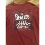 The Beatles Abbey Road maroon sweatshirt womens XS Red Photo 5