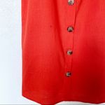 Newbury Kustom Button Front Ruffle Strap Dress Size Large Photo 3