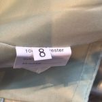 Women’s Light Green Prom Formal Dress Criss Cross Straps Leg Slit Size 8 NWOT Photo 7