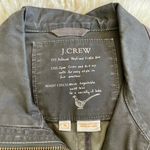 J.Crew ~Waxed Cotton Relaxed Boyfriend Field/Military/Utility Jacket~Sz S Photo 3