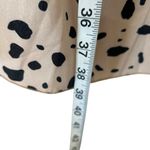 Cheetah Animal Print Design Long Flowy Skirt Ruffle Detail Women’s Size Large! Tan Photo 2