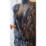 Jessica Simpson V-neck Side Pockets Lace Jumpsuit Straight-Leg Romper Photo 3