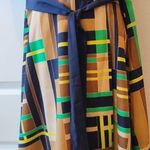 The Webster Miami Dress Womens Size Medium Stretch Waist Knee Length Tie Lined Photo 3