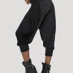 Psylo Kimo Black Harem Pants Drop Crotch Lounge Size M/L Size M Photo 1
