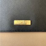 Kate Spade Paterson Court Brynlee Satchel Purse Beige Black Cream *broken strap* Photo 4