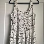 Alfani Printed Black & White Tank Top Midi Waves Dress Photo 4