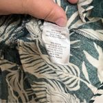 Patrons of Peace Women’s  Green Leaf Floral‎ Smocked Halter Top Size Small Photo 2