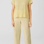 Eileen Fisher Organic Cotton Hemp Lantern Pant Butter NEW With Tags Size 3X Photo 1