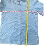Blair Baby Blue Ribbed Button Down LSlv Collared Shirt M Photo 5
