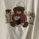 Cream Teddy Bear Graphic Tee Brown Size XL Photo 3