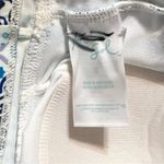 Kona Sol White Blue Patterned Bikini Top Adjustable Halter NWOT S Photo 5