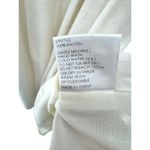 Sancia The Mayson Long Sleeve Mini Dress In Cream Size Medium Linen Blend White Photo 5